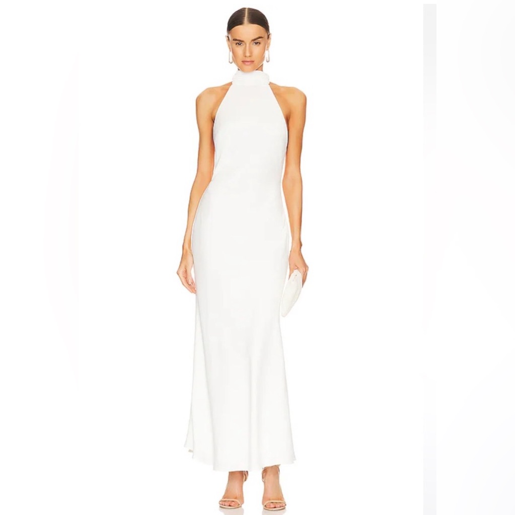 Elegant White Misha Evianna Gown